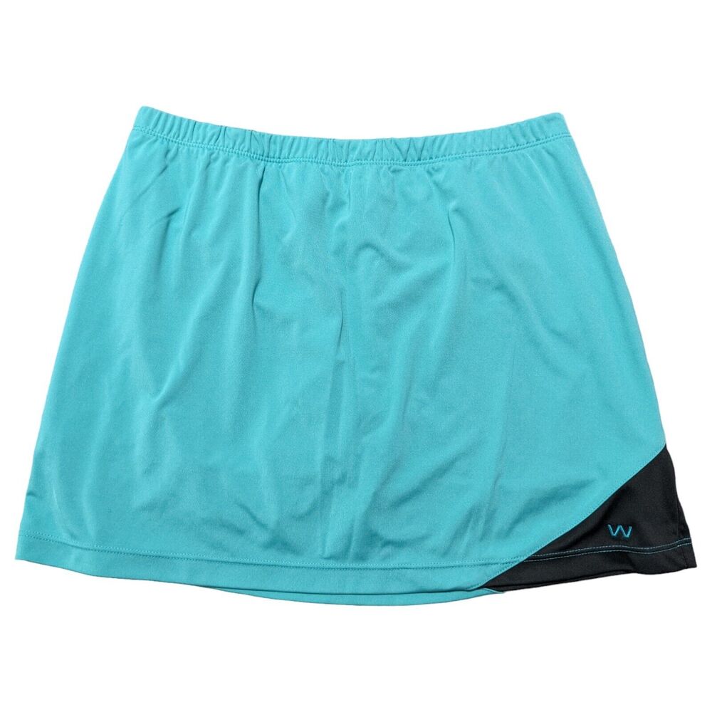 Wilson Active Skort Women Size M Green Lined Pullover‎ Stretch Golf Pickleball